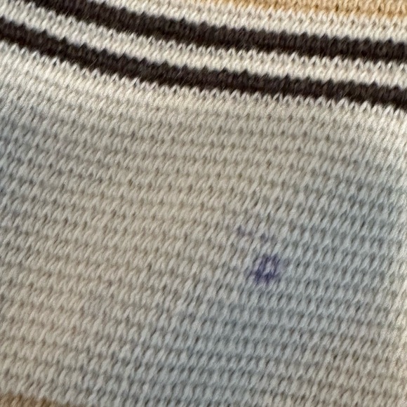 Vintage 90s Y2K South Pole Sz: 3XL Tan & Dark Brown Striped Short Sleeve Polo. - Picture 16 of 16